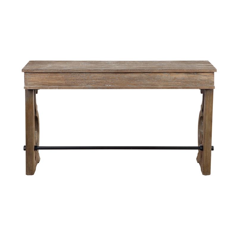 Sherwood Occasional 2 Drawer Console Table Brown - Treasure Trove Accents