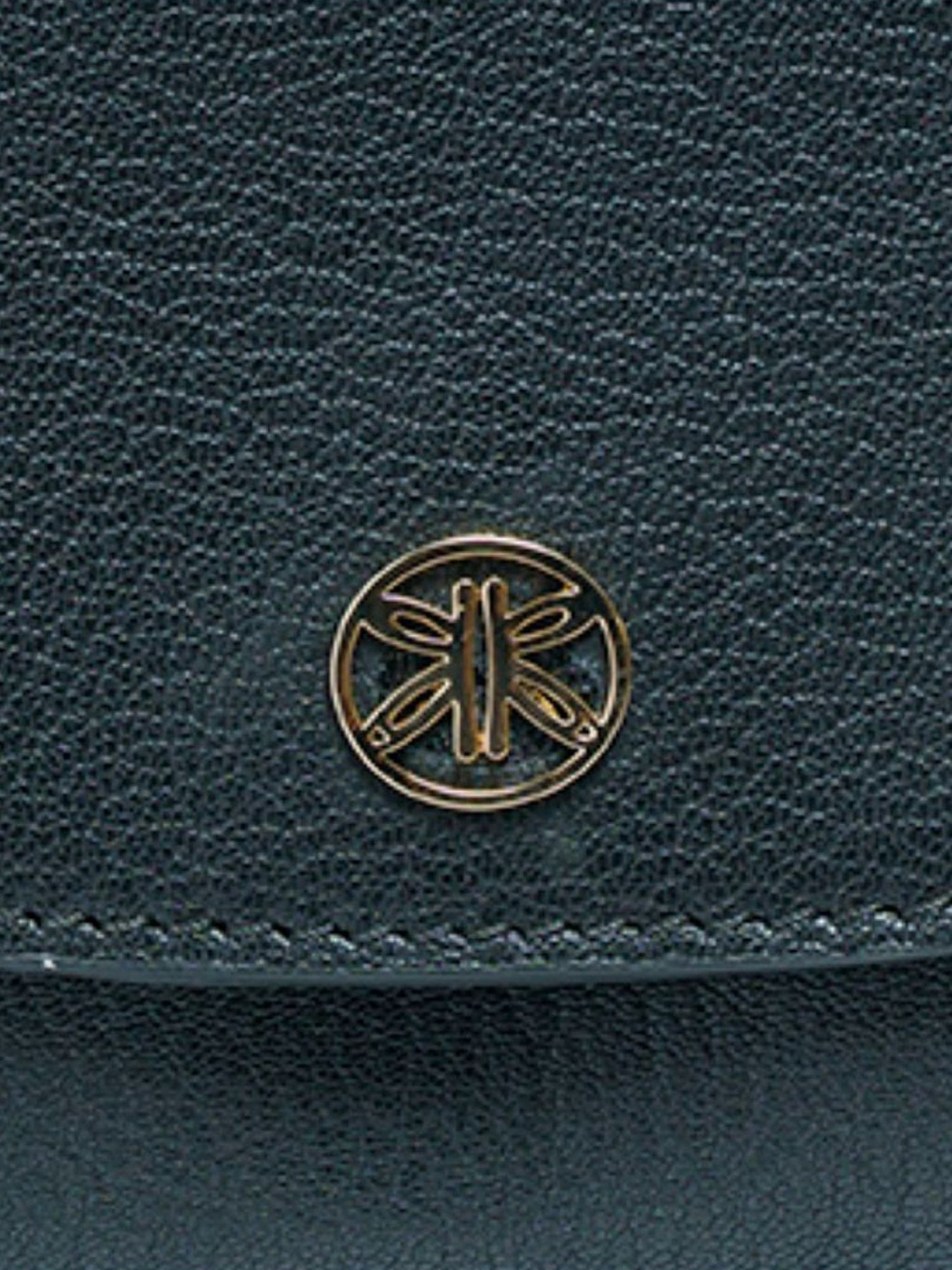 RI2K London Black Leather Small Cross Body Bag