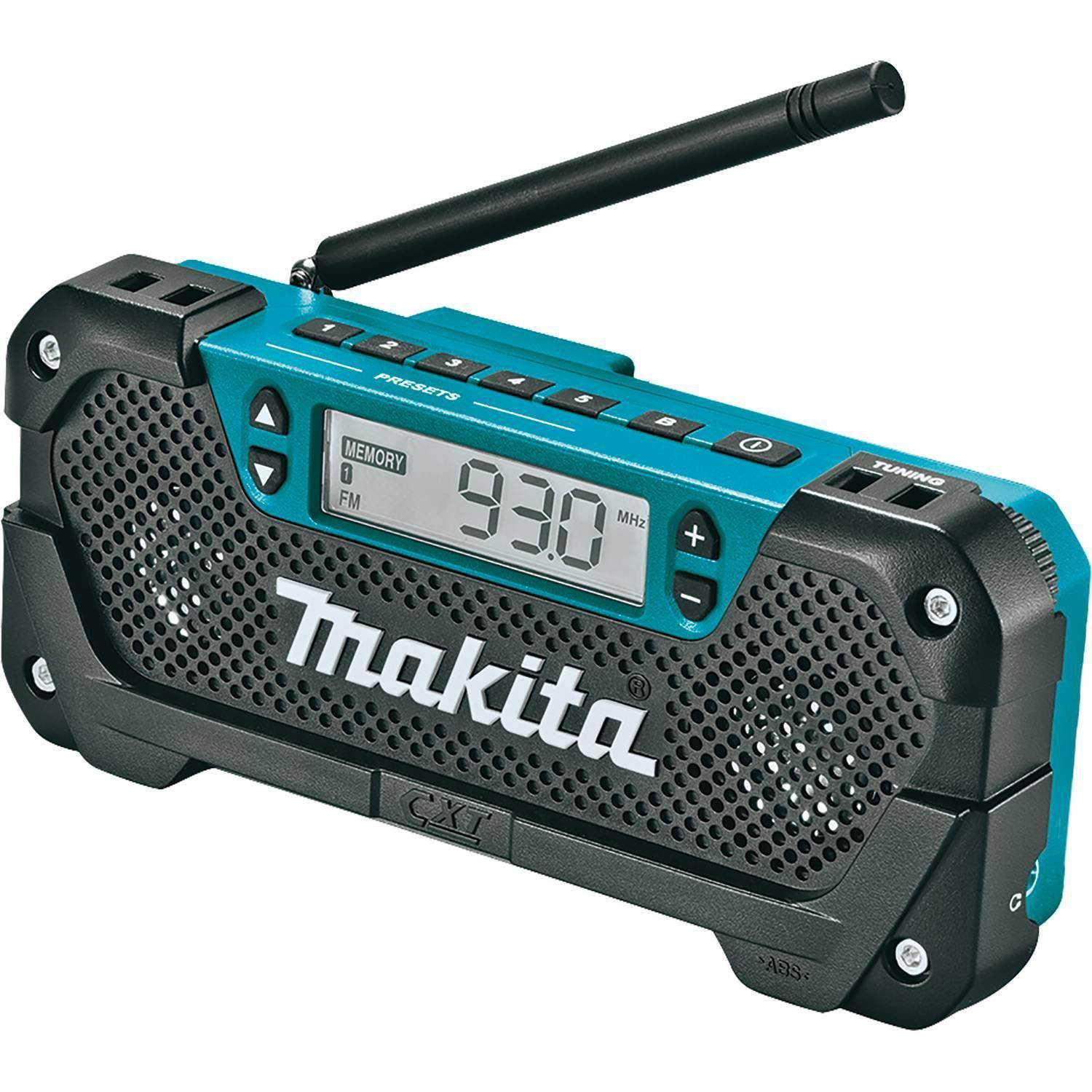Makita Cordless Compact Job Site AM/FM Radio (Battery Not Included)