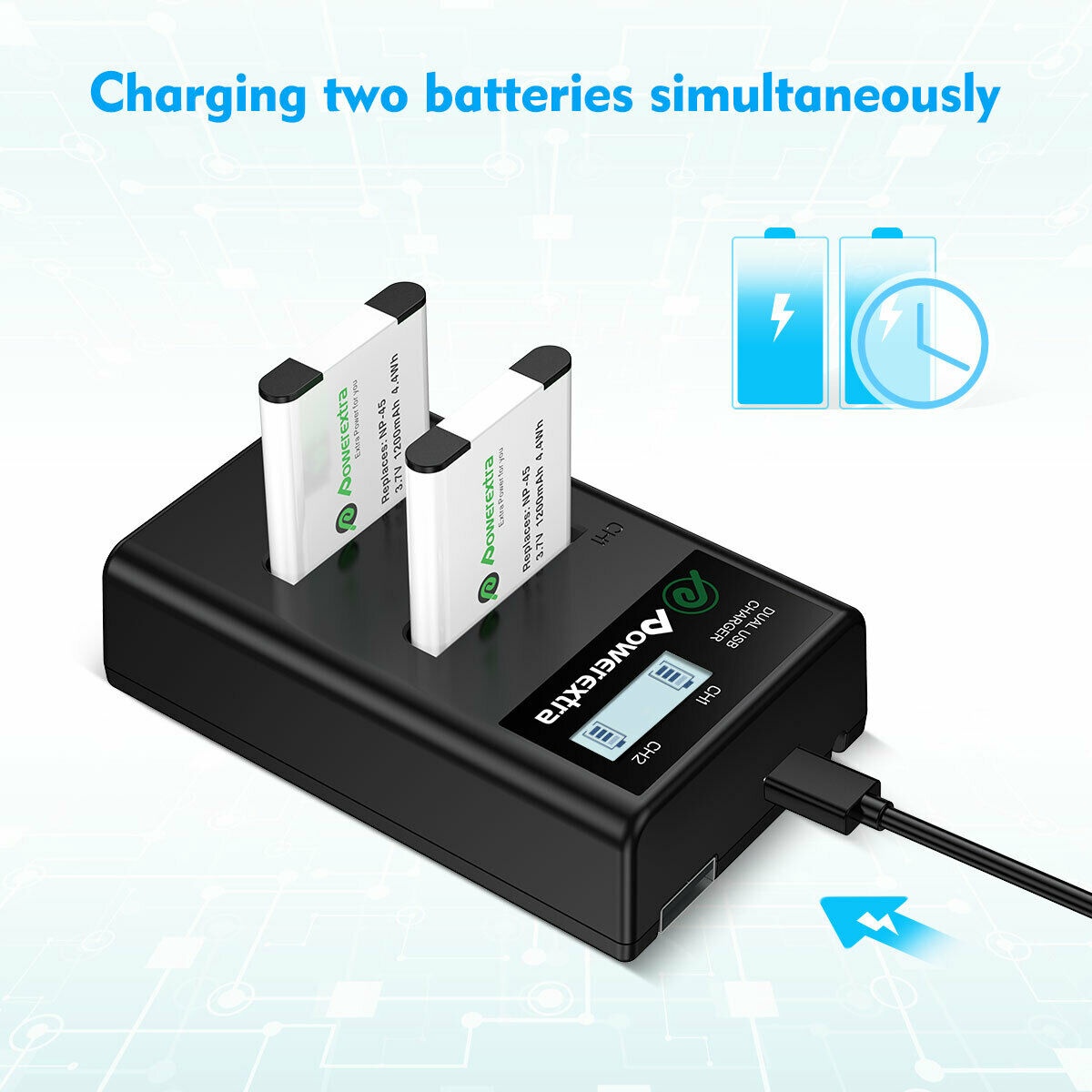 NP-45 NP-45A NP45 Battery + Charger For  FinePix XP10 XP60 J10 J20 J100