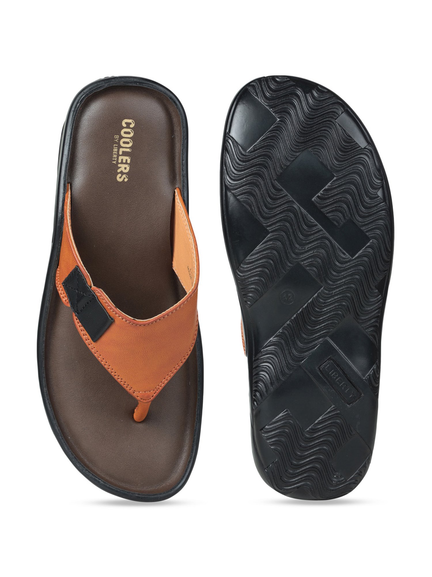 Coolers by Liberty Men's Tan Thong Sandals
