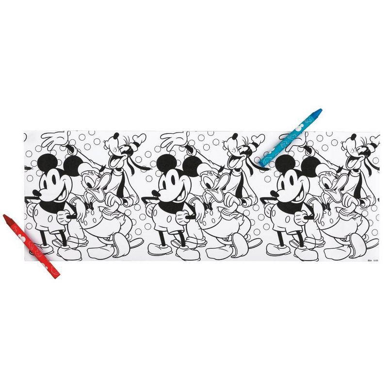 Mickey Mouse & Friends 3ct Coloring Rolls with Crayons Party Favors
