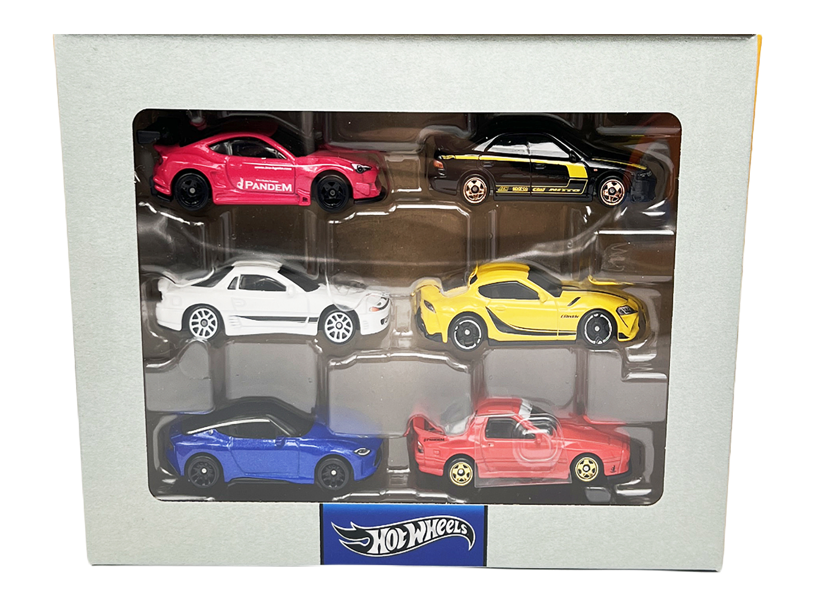 "Japan Street Theme" 6 piece Set Diecast model cars by Hot Wheels