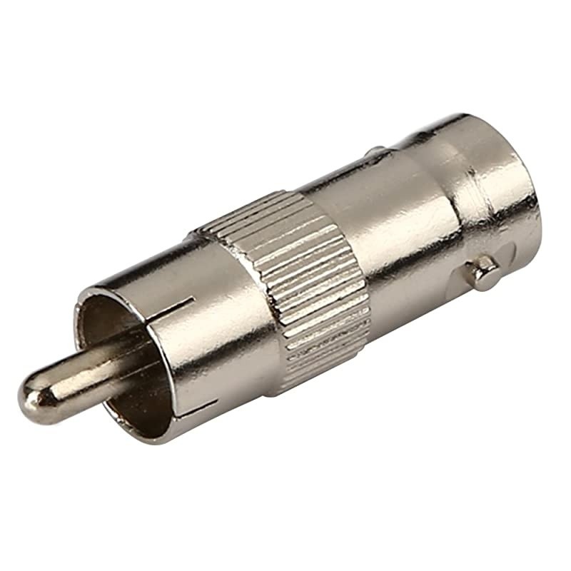 BNC Female Jack to RCA Male Plug Adapter Straight Connector for CCTV Security Camera 10 Piece