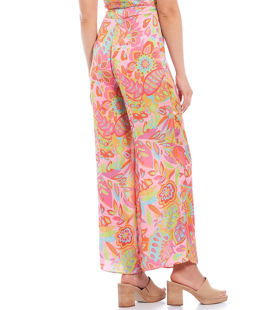 Julie Brown Kendel Amalfi Print Coordinating Wide Leg Pants