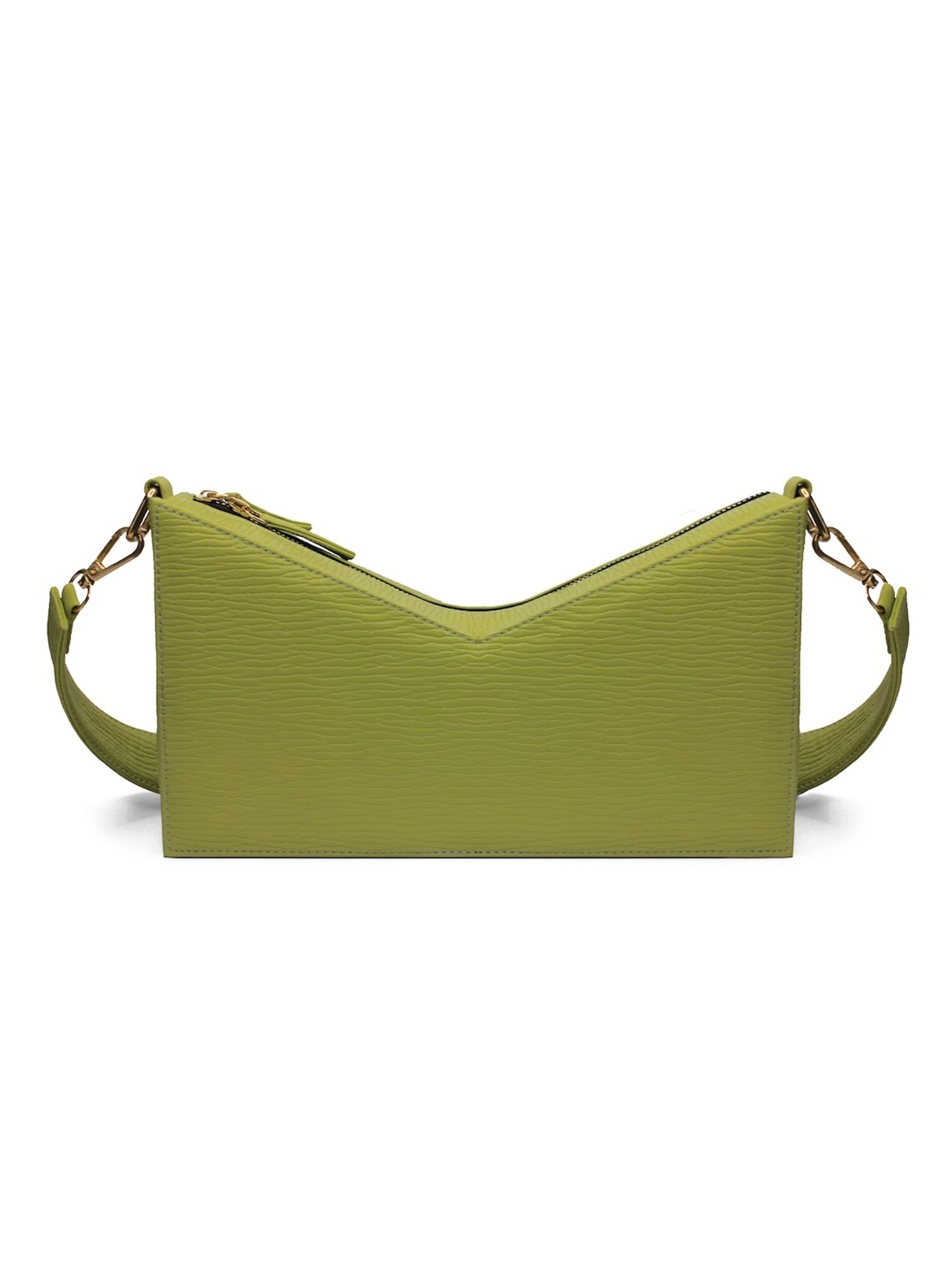 Modern Myth Lime Textured Medium Shoulder Bag