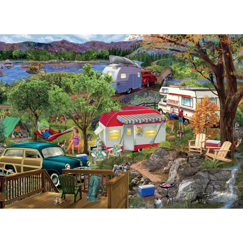 Ceaco Camping Weekend Retreat Jigsaw Puzzle - 1000pc