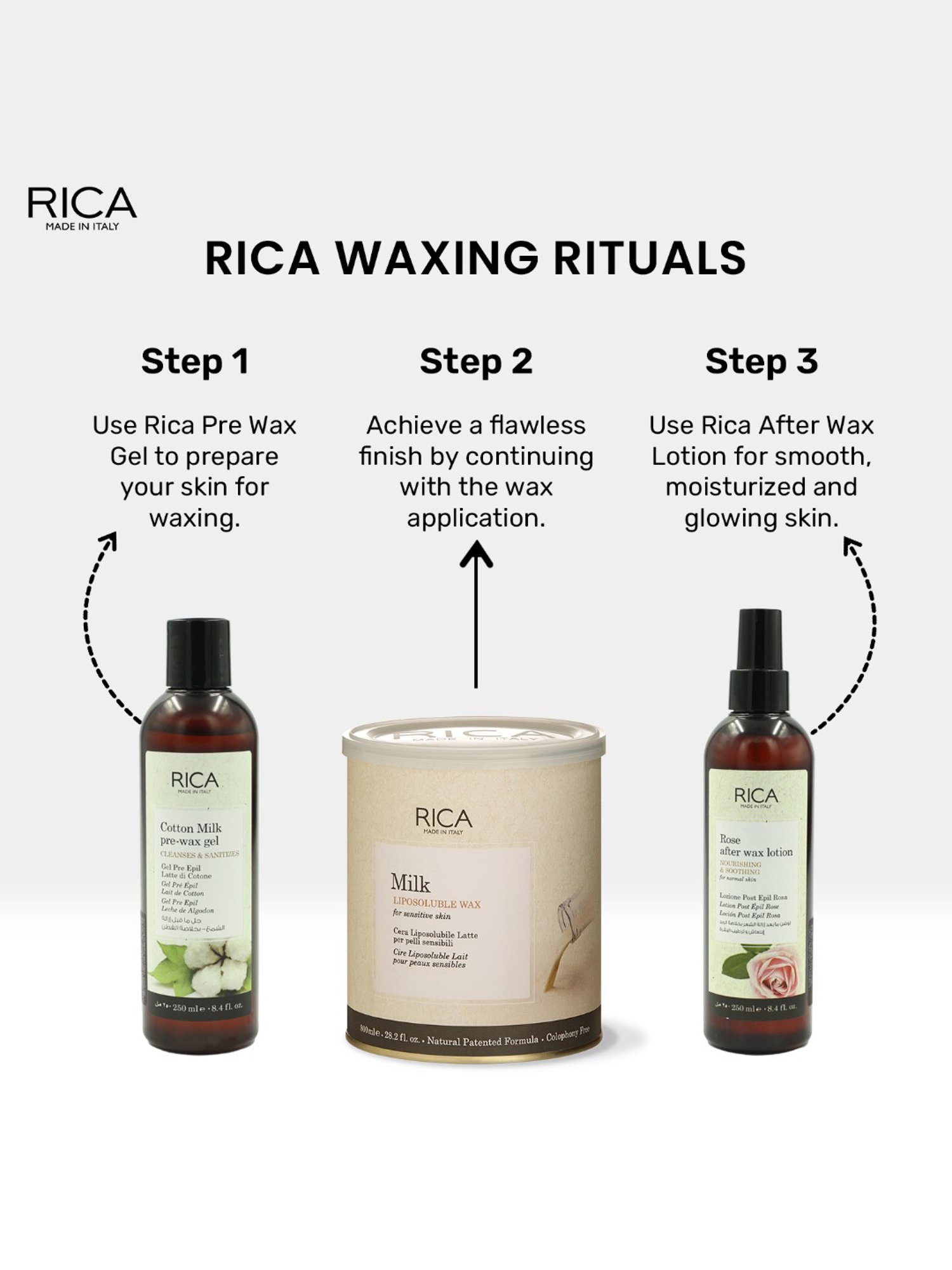 Rica Milk Wax - 800 ml
