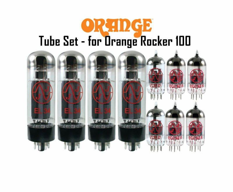 Tube Set fits Orange Rocker 100 electric guitar amp JJ Electronics vacuum valve