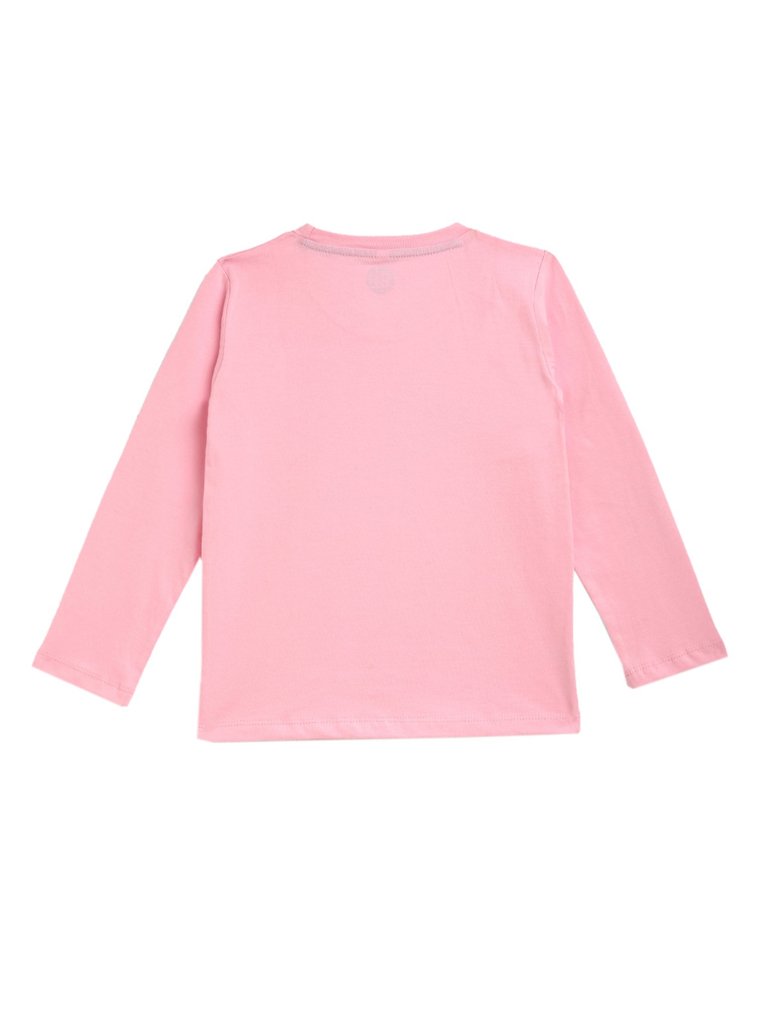 Kids Craft Pink Printed T-Shirt with Pyjamas