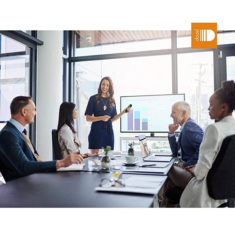 Presentation Remote  Wireless Presenter Laser Pointer Green Powerponit PPT Clicker Remote LCD Display with Timer Classroom Pointers for Teachers Office