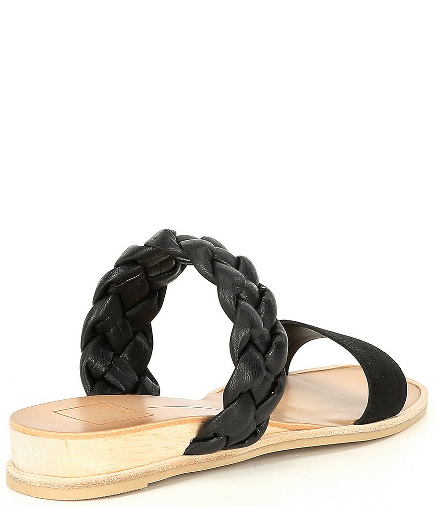 Dolce Vita Persey Braided Strap Wedge Slides