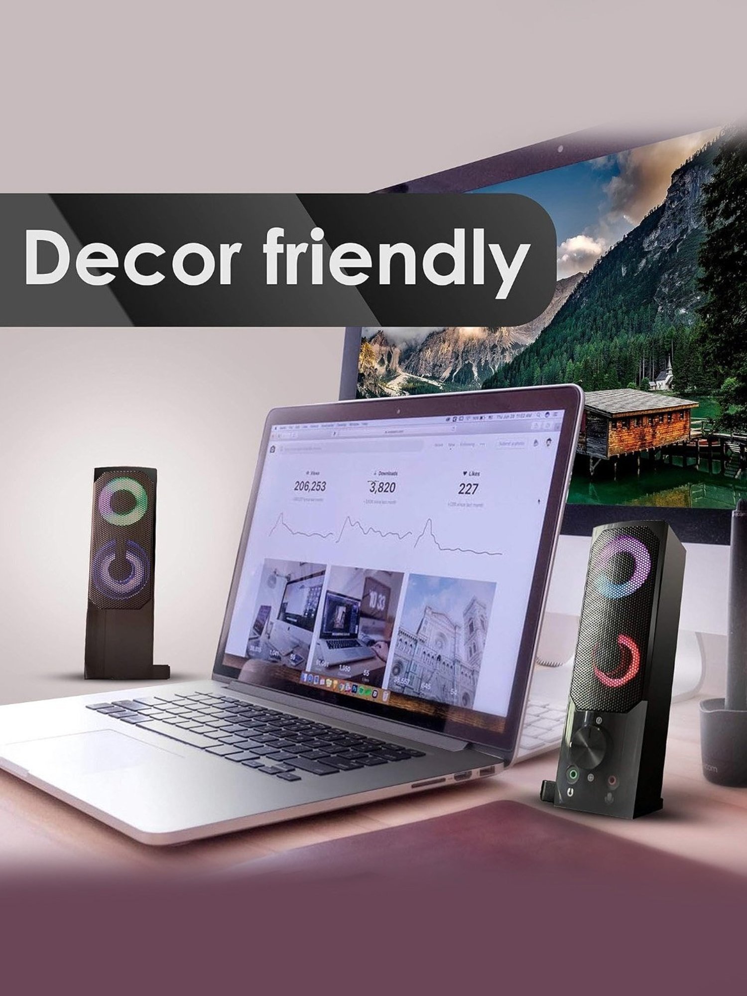 Zebronics Zeb-Wonderbar 10 2.0 Channel 10W Speaker (Black)