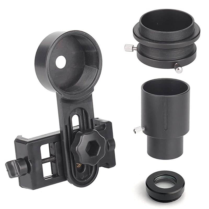 125quot Telescope Phone Adapter 2019 Newest Updated Quick Aligned Smartphoto Adapter Mount for Refractor amp Reflector Telescope with Builtin 15X Barlow Lens