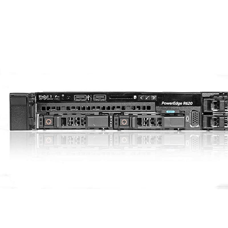 PowerEdge R620 Server | 2X 2.40GHz E5-2609 | 16GB | S110 | 2X Hard Drive Trays (Renewed)