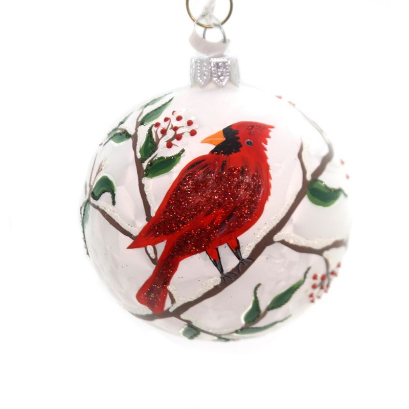 Christina's World Cardinal On A Branch Poland  -  Tree Ornaments