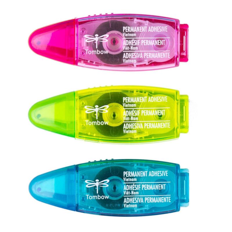3pk Power Mini Glue Tape - Tombow