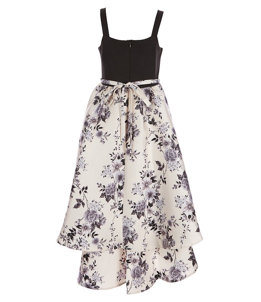 Us Angels Big Girls 6-14 Cap-Sleeve Lace Beaded Mesh Communion Dress