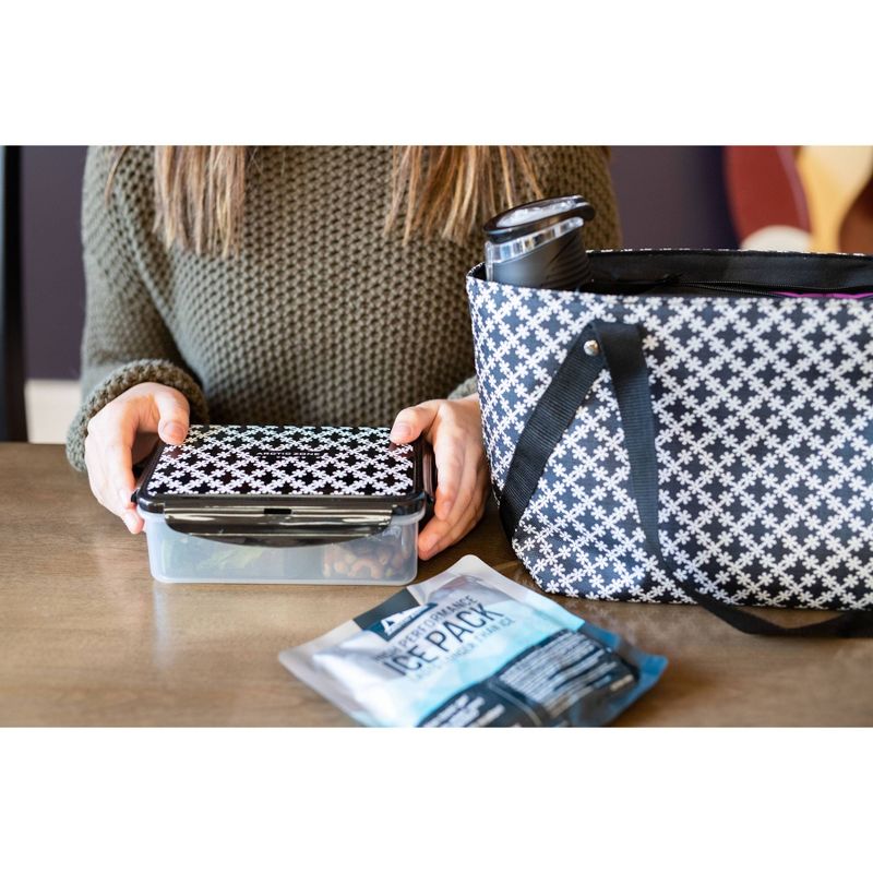 Arctic Zone Commuter Lunch Tote Set - Delicate Daisies