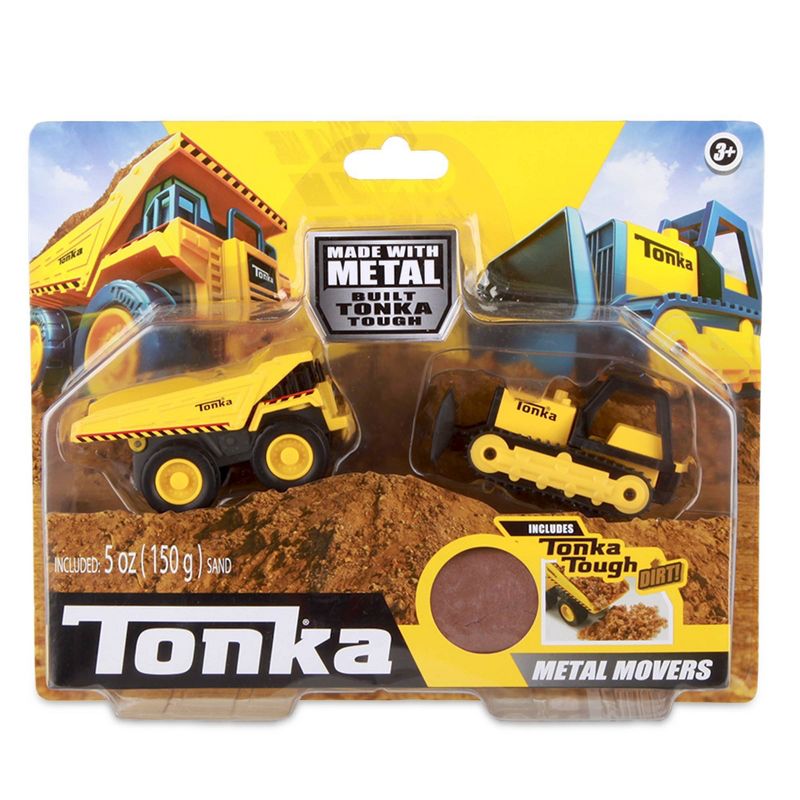 Tonka Mini Movers - Mighty Dump and Bull Dozer