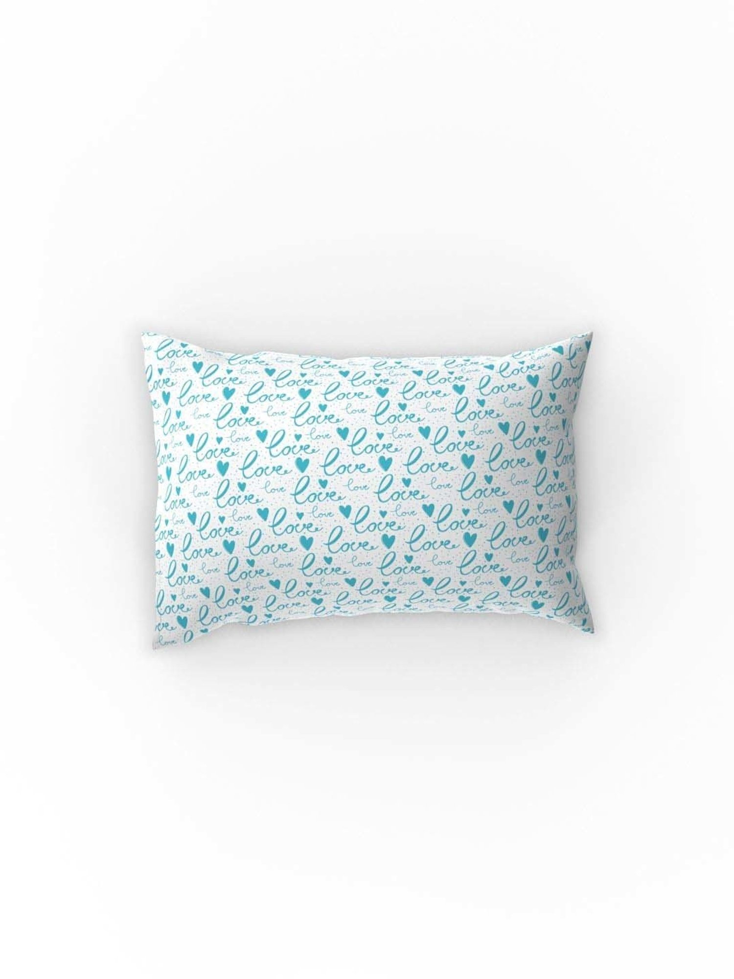 Dreamscape Blue Cotton 140 TC 105 GSM Pillow Cover - Set of 2