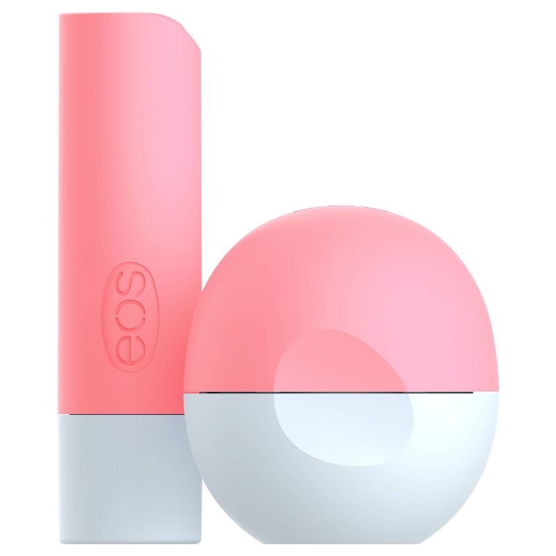 eos flavorlab Lip Balm Sticks - Lavender Latte &  Sweet Grapefruit - 2pk/0.28oz