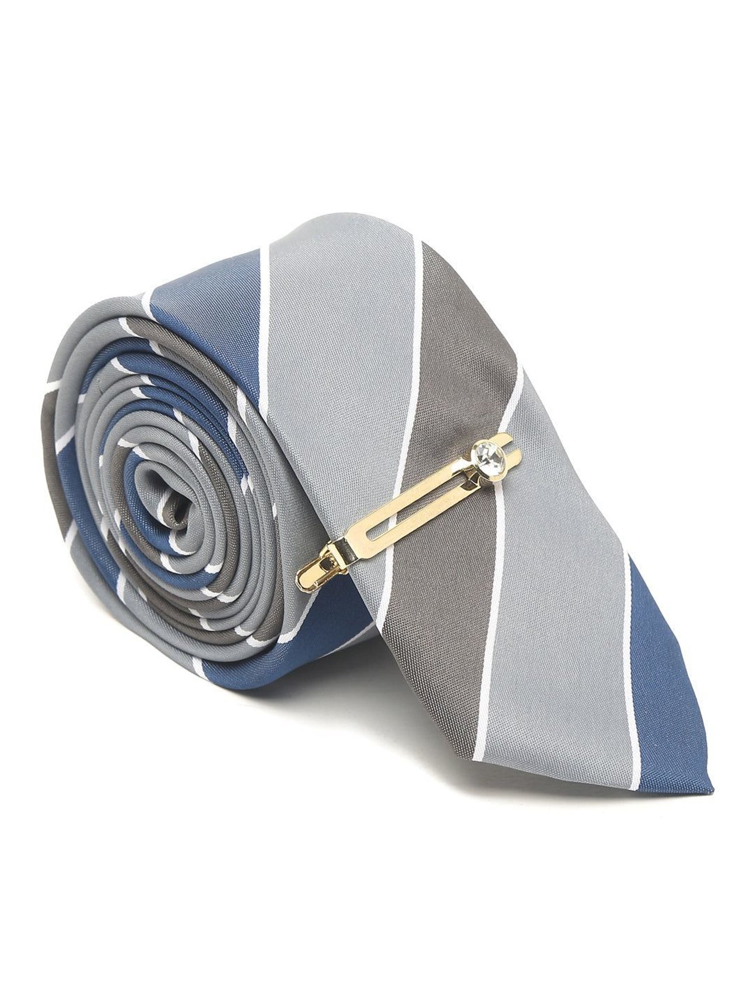 Louis Stitch Blue Printed Necktie Gift Set - Set of 3