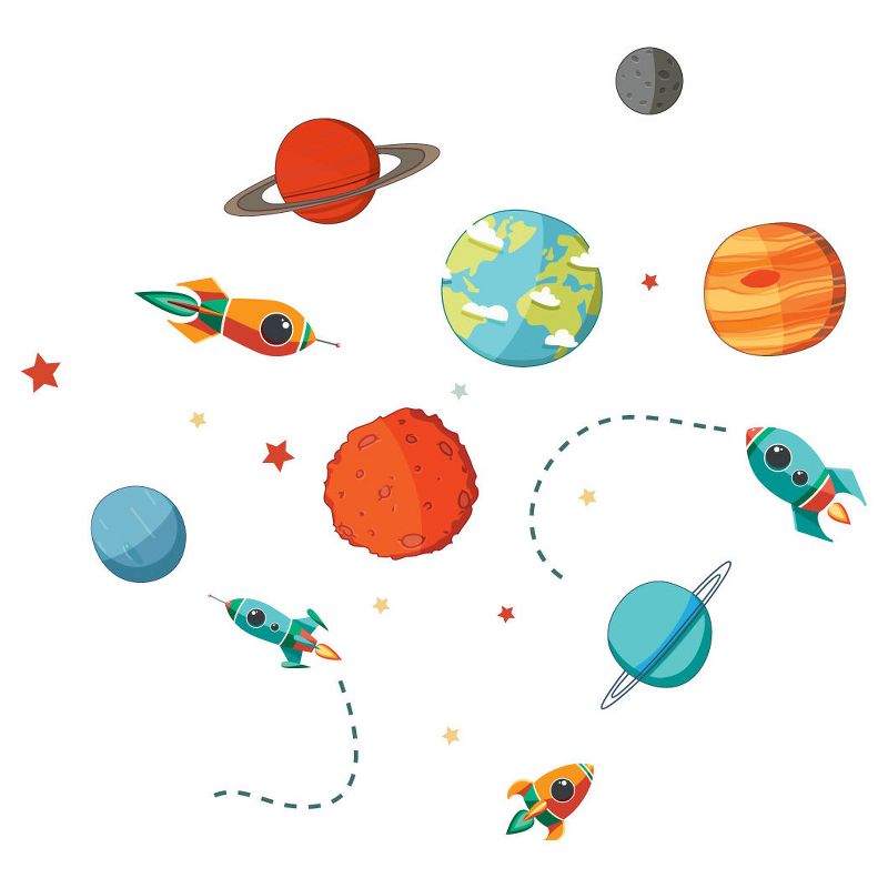 Planets Galore Wall Decal