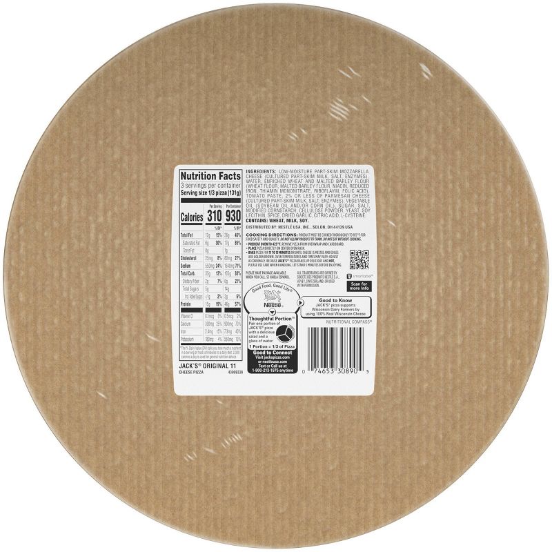 Jack's Original Cheese Frozen Pizza - 13.8oz