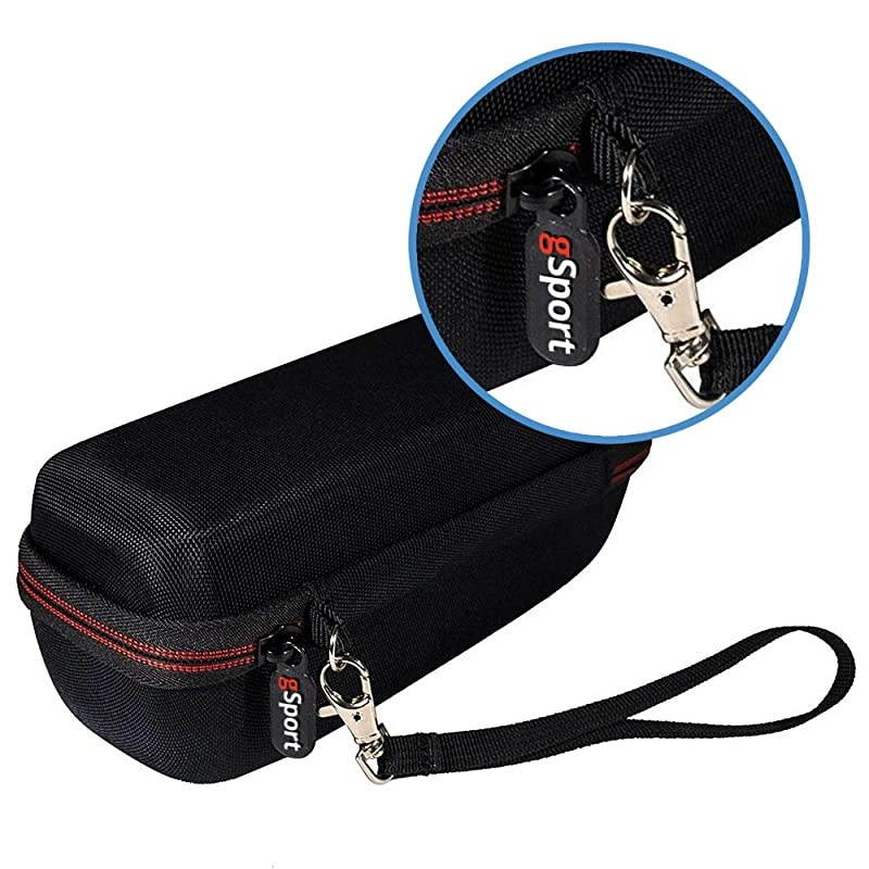 FLIP 5 Portable Speaker IPX7 Waterproof Bundle with gSport Deluxe Hardshell Case (Black)