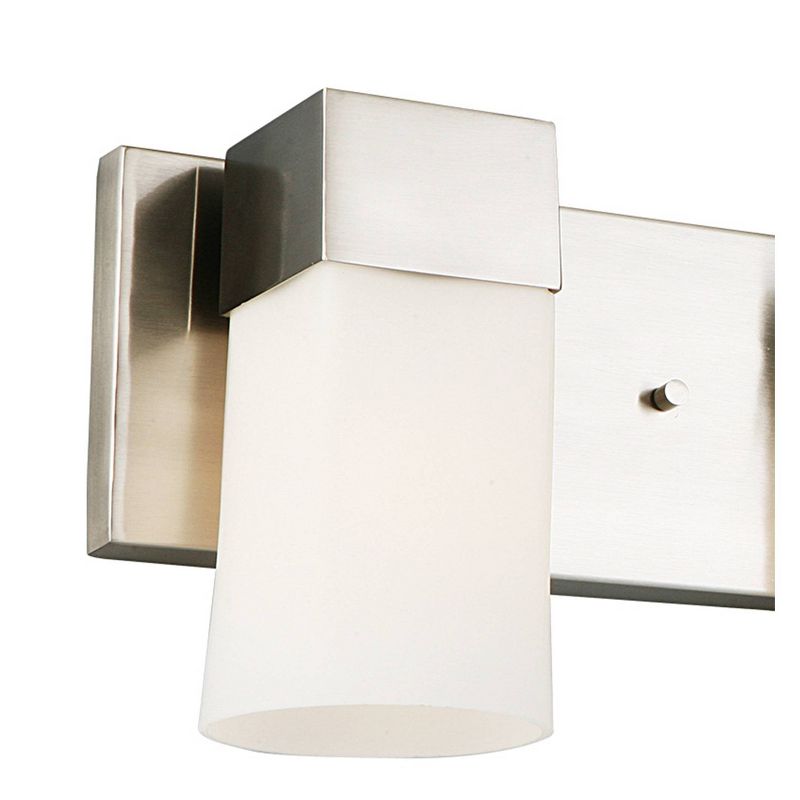 Ciara Springs 3 Vanity Light Silver/White - EGLO