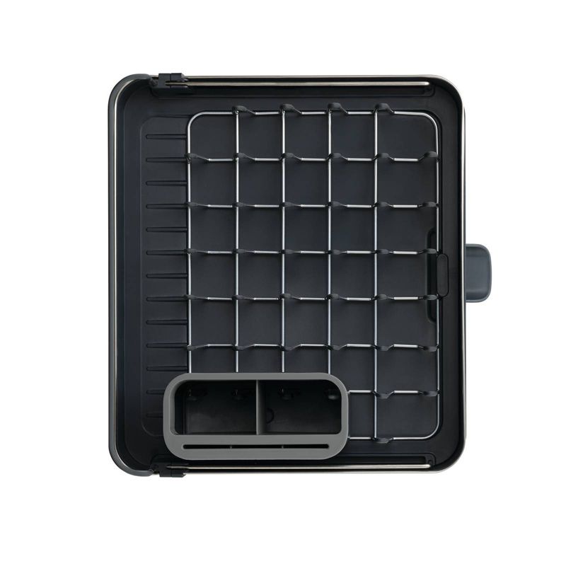Joseph Joseph Extend Steel Expandable dish rack with draining spout - Gray