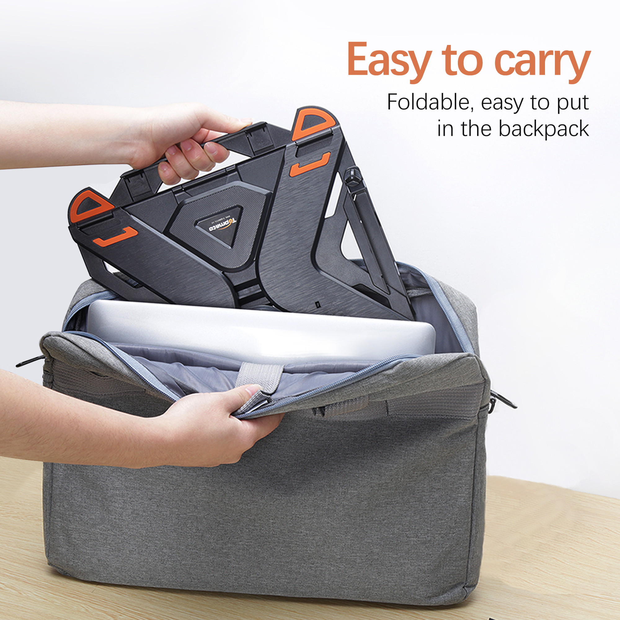 Laptop Cooling Pad, Laptop Cooler with 5 Quiet Red LED Fans for 12"-17" Inch Laptop, Dual USB 2.0 Ports, Portable Angle Adjustable Laptop Stand for Gaming Laptop-Green