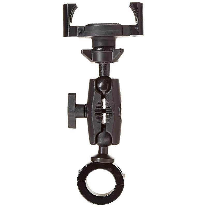 RoadVise XL 25mm Robust Aluminum Motorcycle Handlebar Phone and Midsize Tablet Mount Black Retail