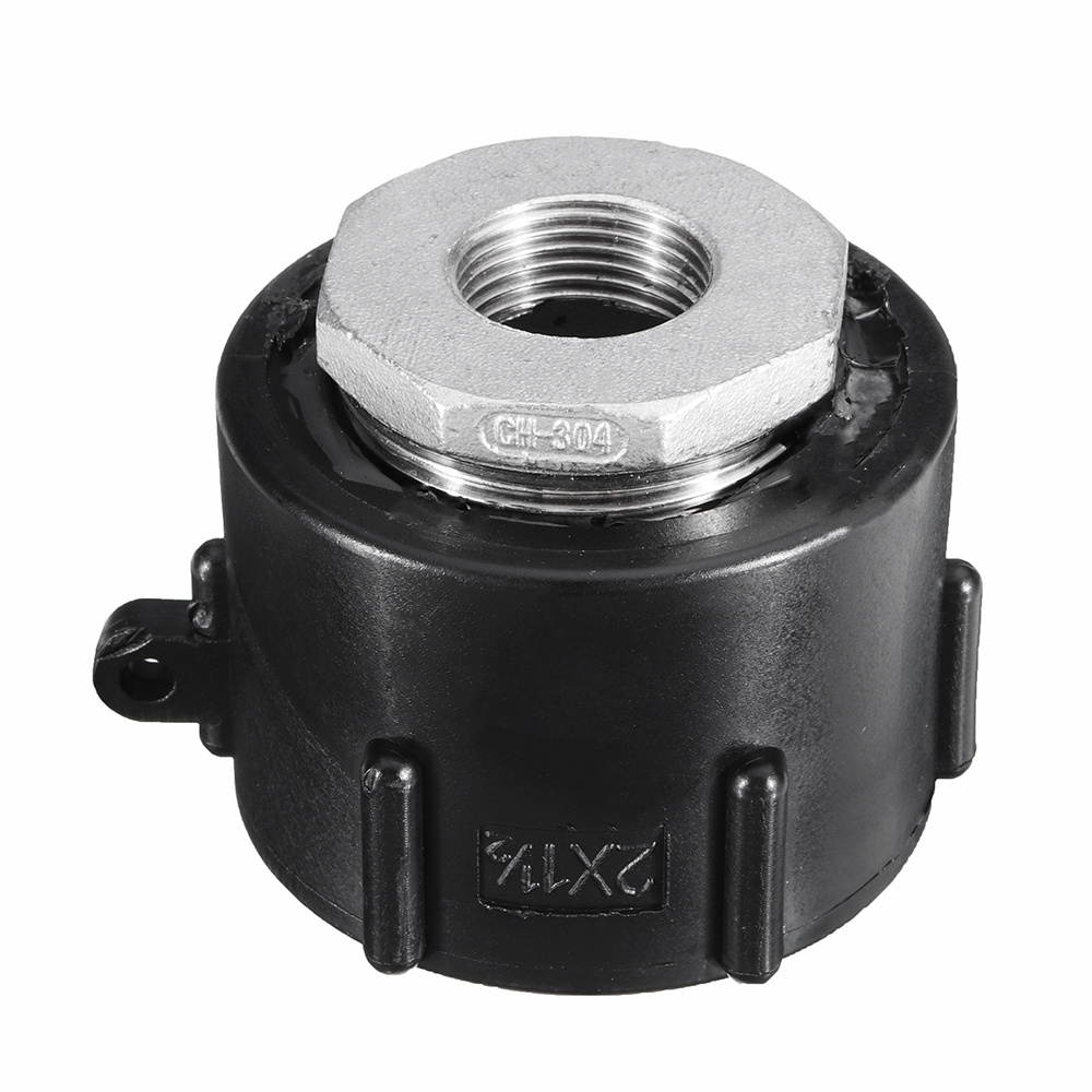 1000L S60x6 IBC Water Tank Adapter Stainless Steel Female Coarse Thread Quick Connect Hose Pipe Tap Replacement Valve Fitting Parts  1/2inch