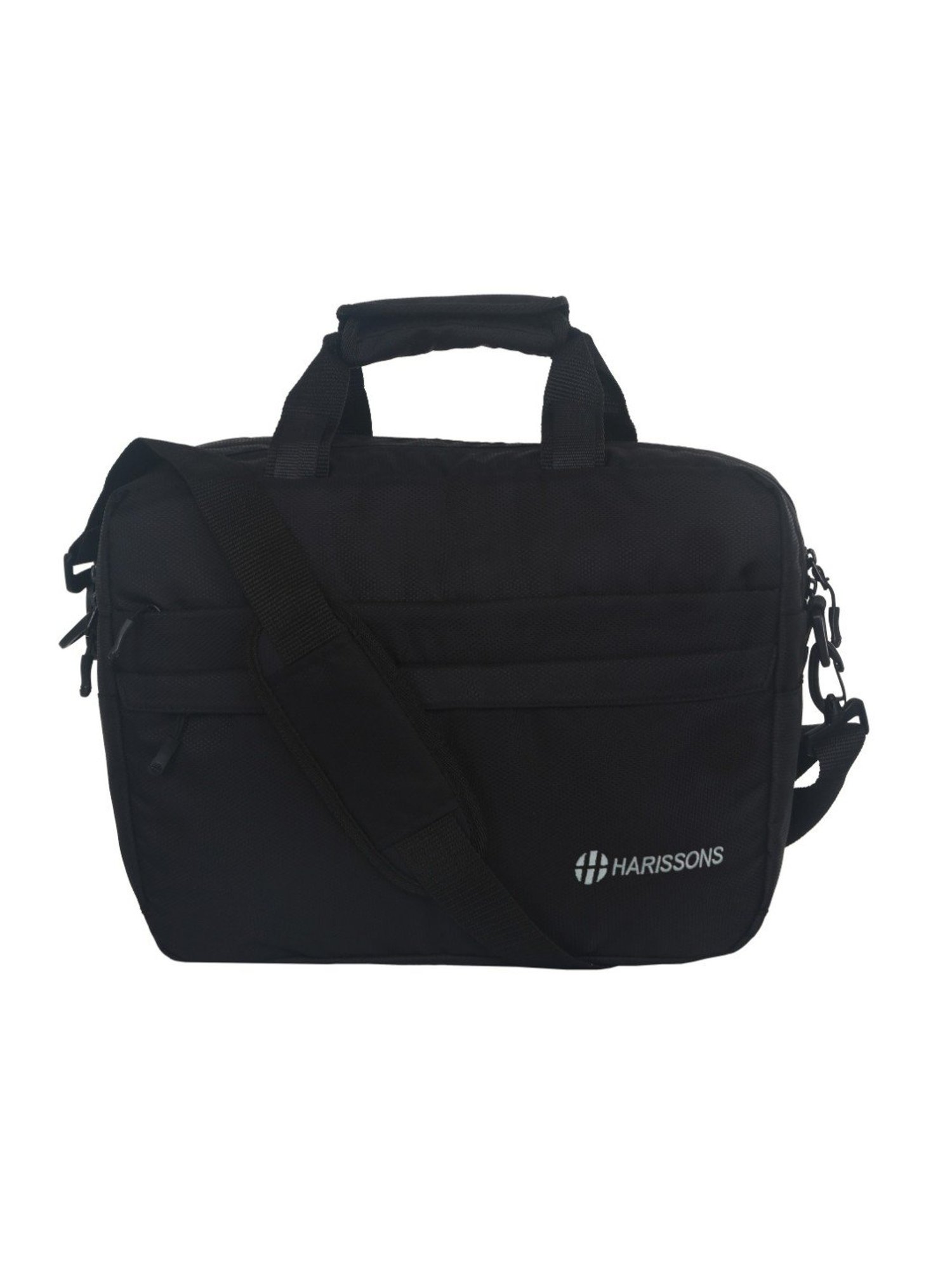 Harissons Jaunty Sling Dx 15.6 Inches Black Medium Laptop Messenger Bag