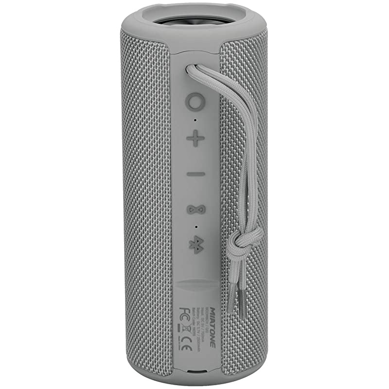 Outdoor Portable Bluetooth Wireless Speaker Waterproof - Grey