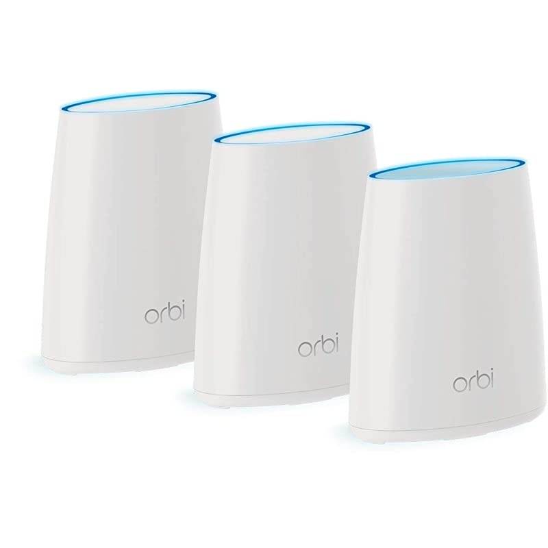 Orbi Whole Home Mesh WiFi System 3Pack RBK43 One Router amp Two Satellites Renewed