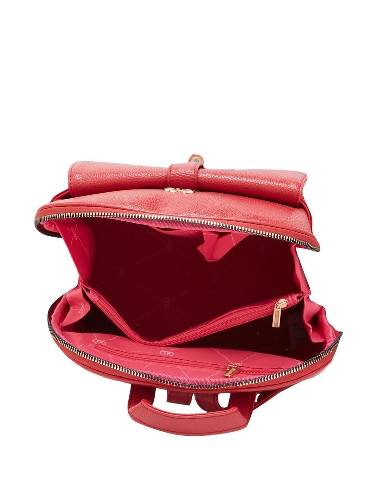 Globus Red Solid Medium Backpack