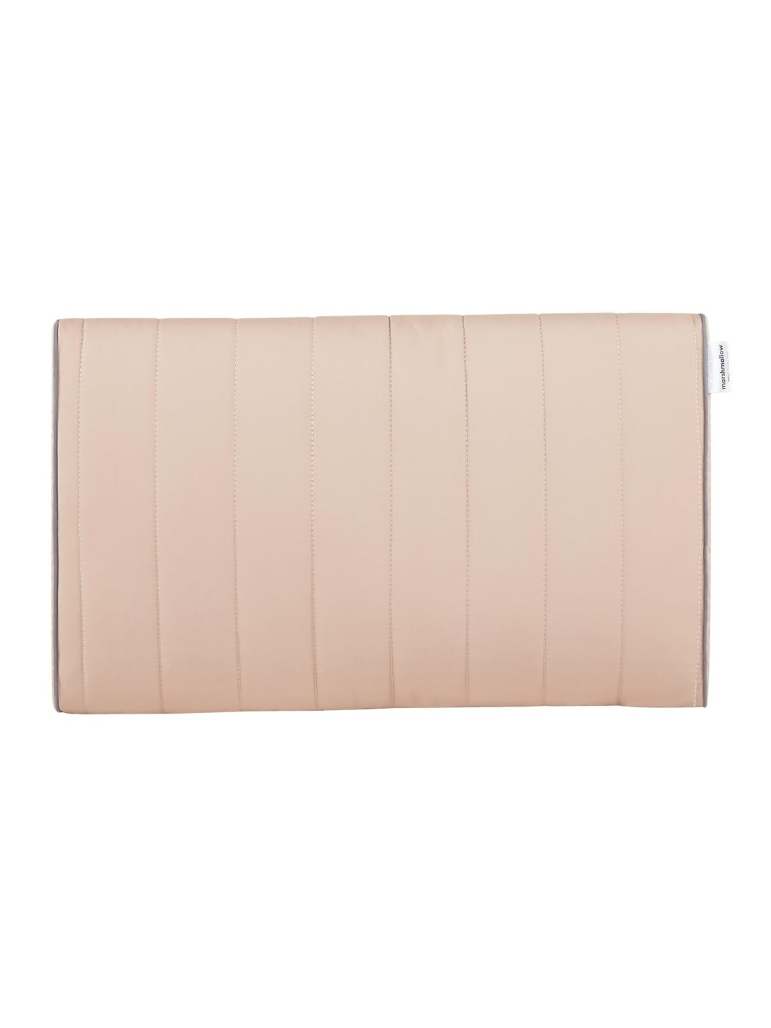 The White Willow Black Orthopaedic Mid Backrest Memory Foam Pillow - Set of 1