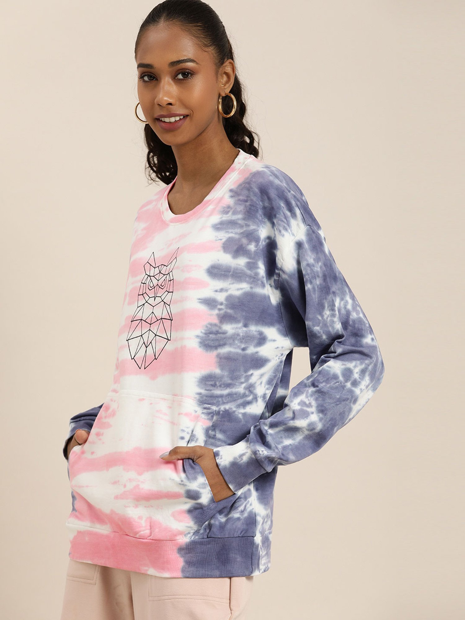Dillinger Multicolor Tie - Dye Sweatshirt