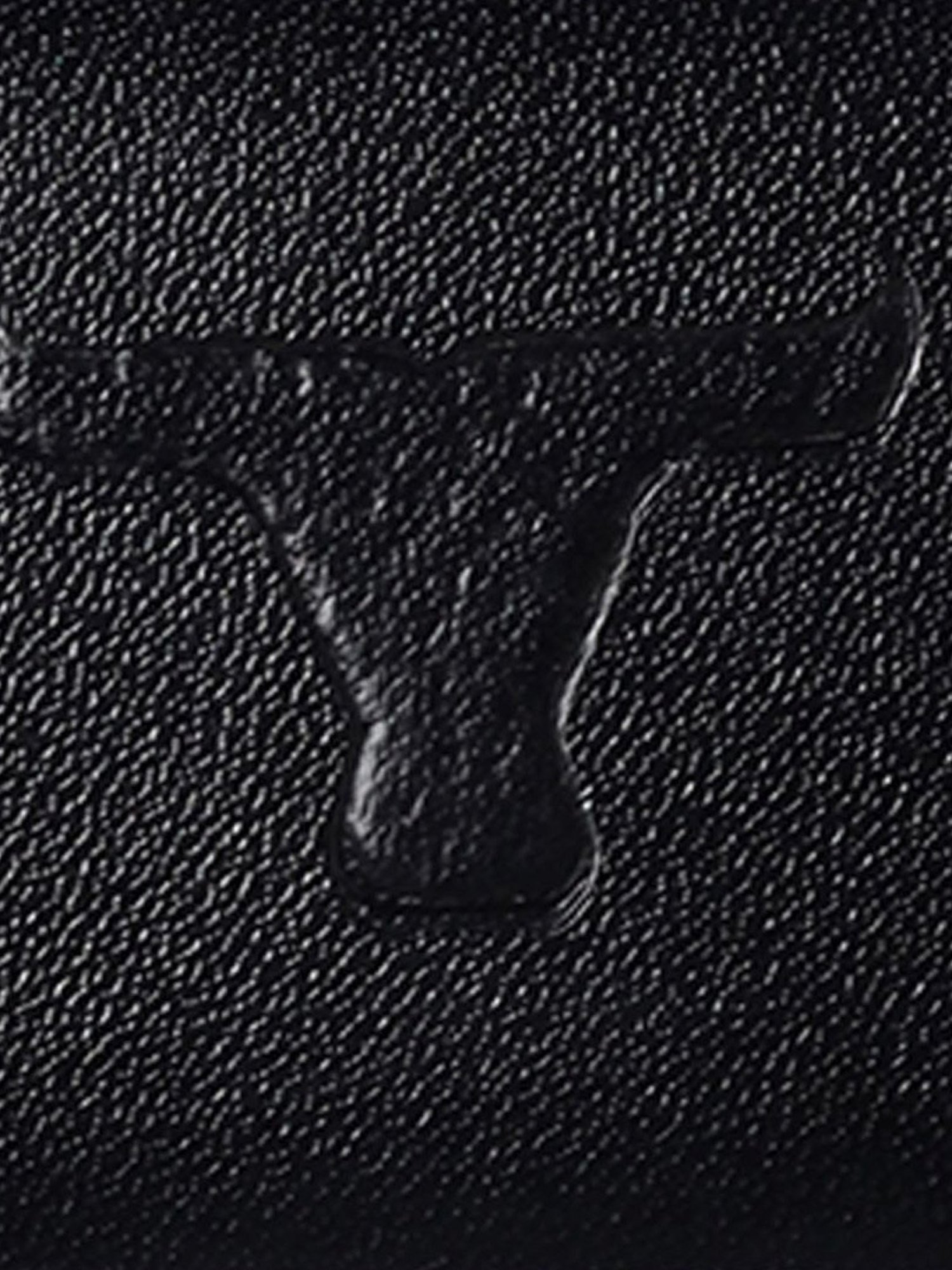 Bulchee Black Leather Solid Waist Belt