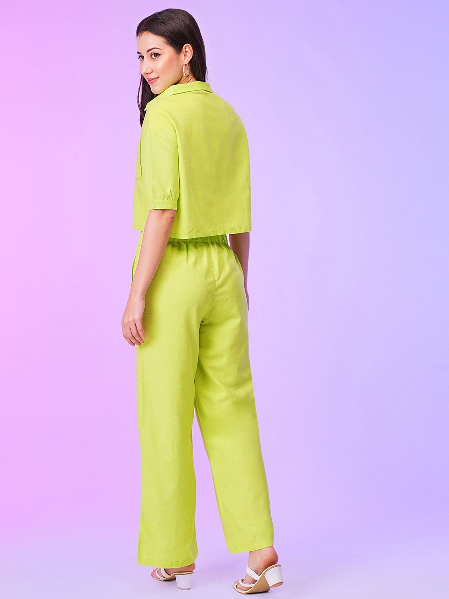 Globus Lime Green Maxi Co-Ord Set