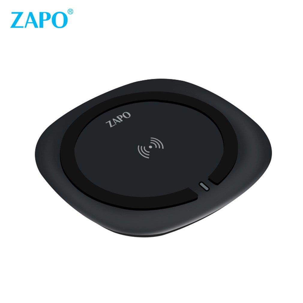 ZAPO W5-E Qi Wireless Fast Charger Universal Slim Phone Charger Charging Pad