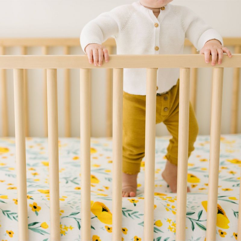 Clementine Kids Buttercup Blossom Crib Sheet