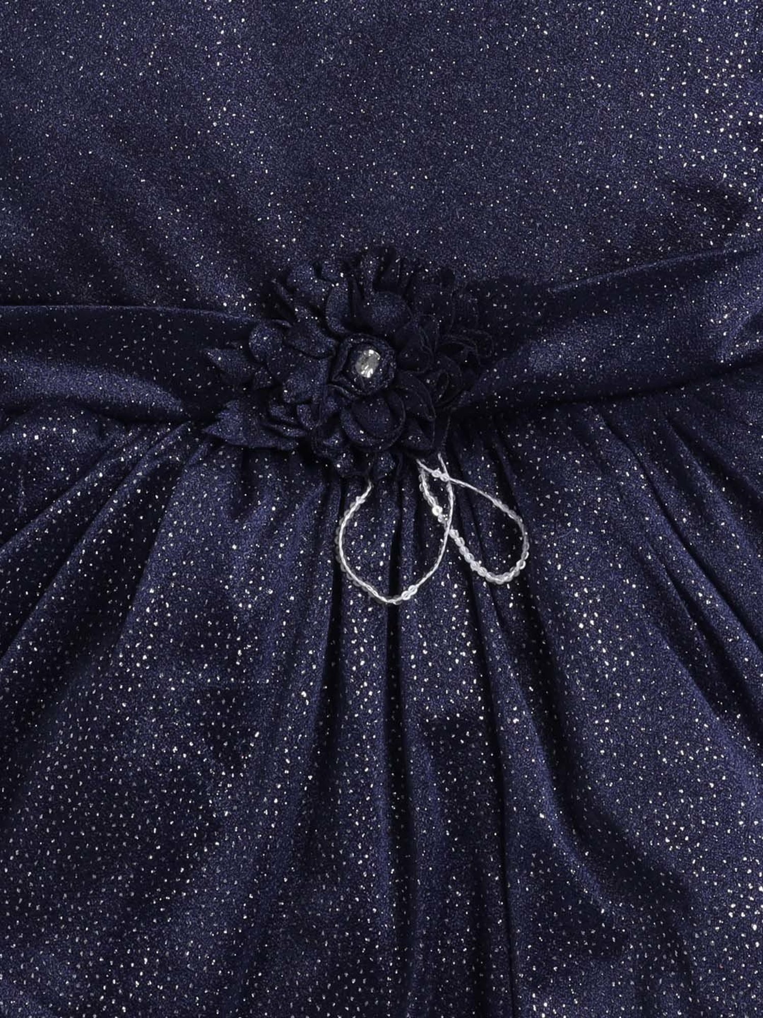 The Magic Wand Kids Navy Applique Dress