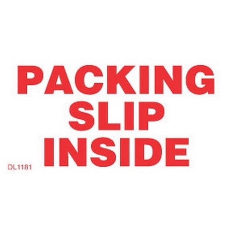 2" x 4" Packing Slip Inside Labels (500 per Roll)