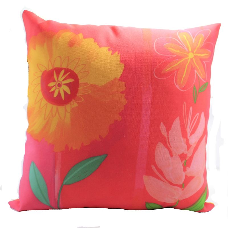 Home & Garden 18.0" Fiesta Pillow Indoor Outdoor Manual Woodworkers And Weavers  -  Decorative Pillow