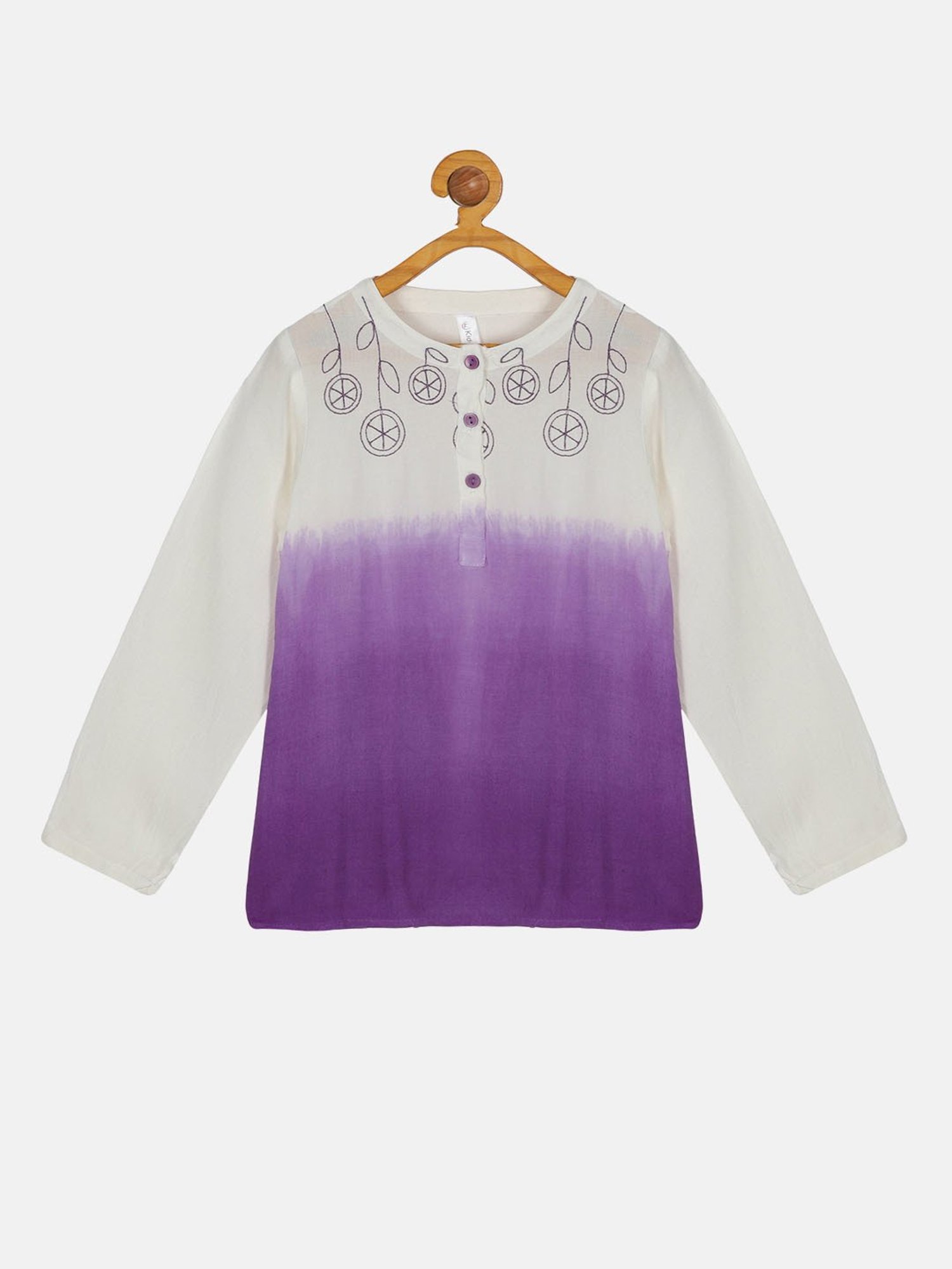 Peppermint Kids Navy Regular Fit Kurta Set