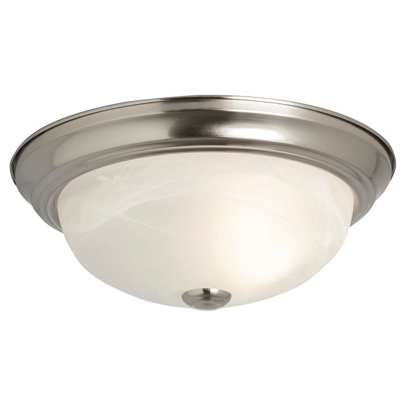 4.5" Windgate One Light Ceiling Flush Mount Brushed Nickel - Sea Gull Lighting